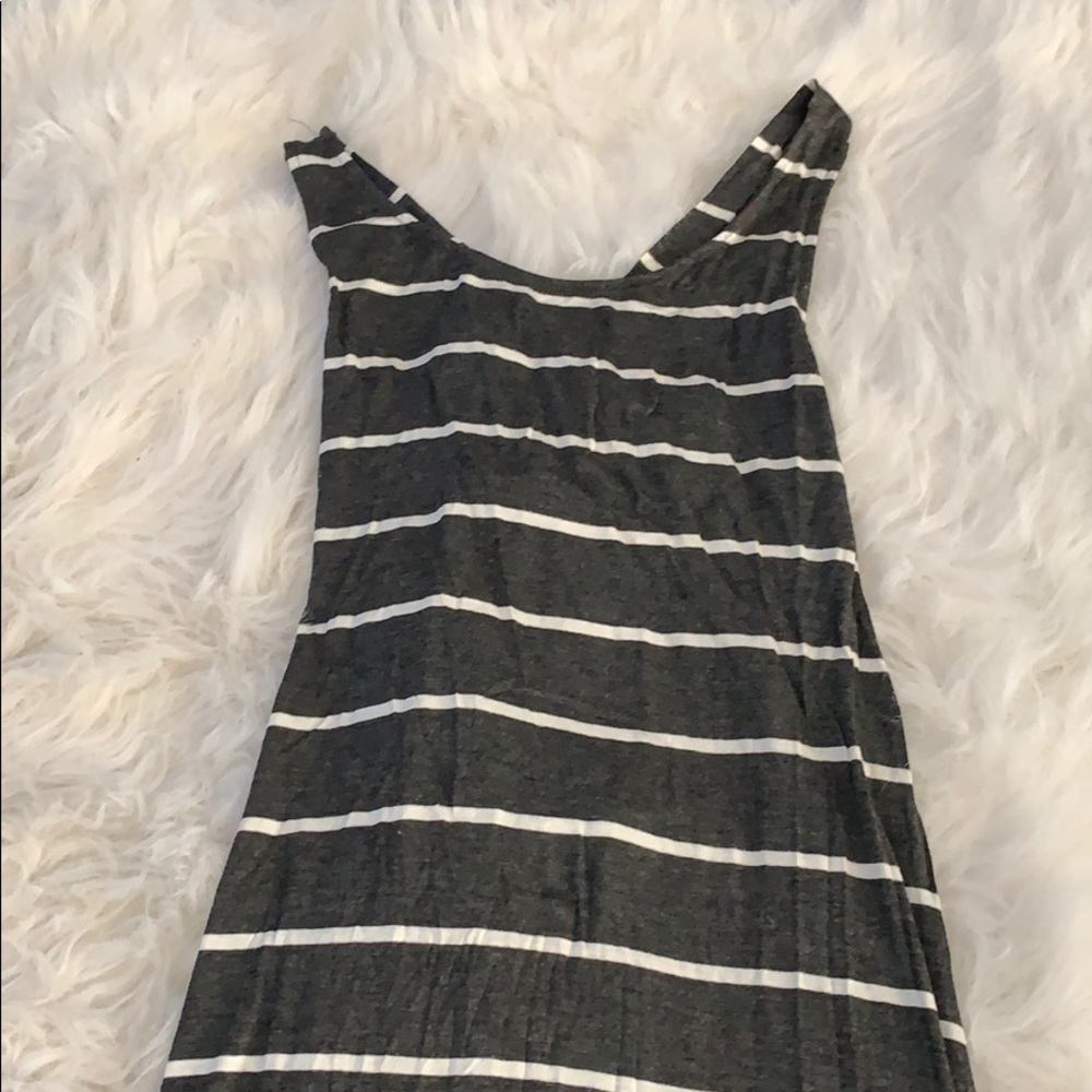 Beautiful, Cross-Back with Tie Cotton Dress